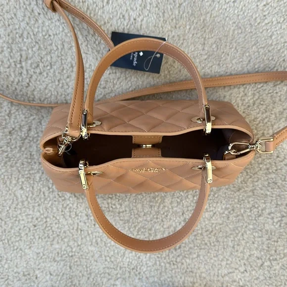 Kate Spade Small Quilted Satchel/Crossbody - Picture 10 of 15